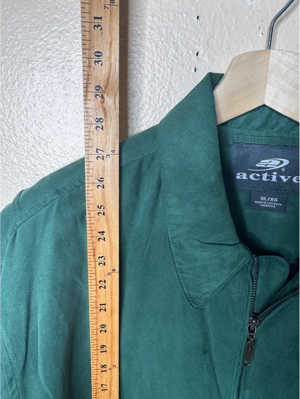 Active Miami Hurricanes Full Zip Jacket Men’s XL Green Embroidered Windbreaker - Picture 5 of 11